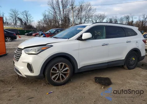 2017 Hyundai Santa Fe Se z USA, uszkodzony, nr VIN KM8SMDHF0HU207761
